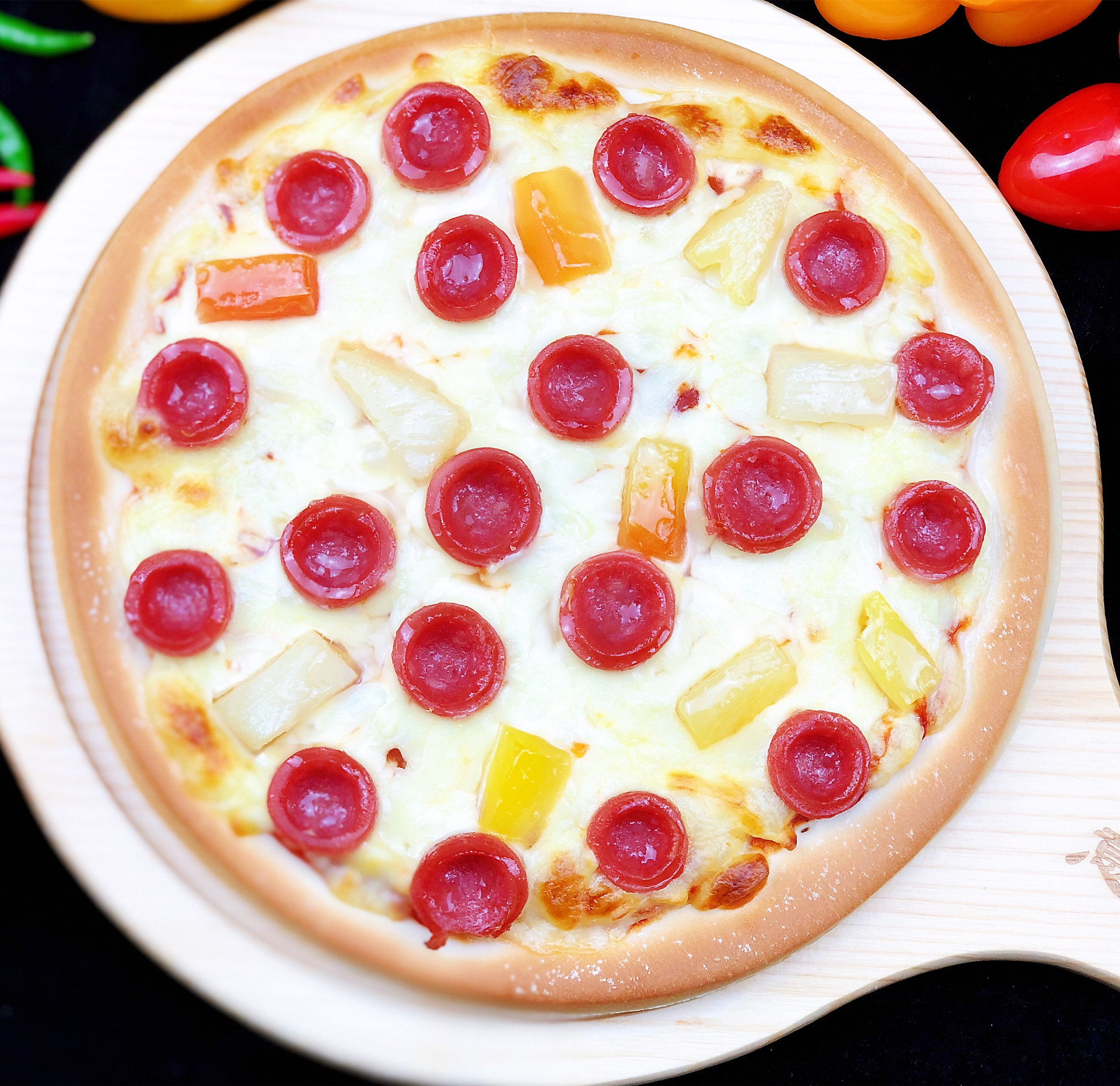 批发半成品披萨 速冻披萨 7寸夏威夷披萨 微波炉即食 一件代网红