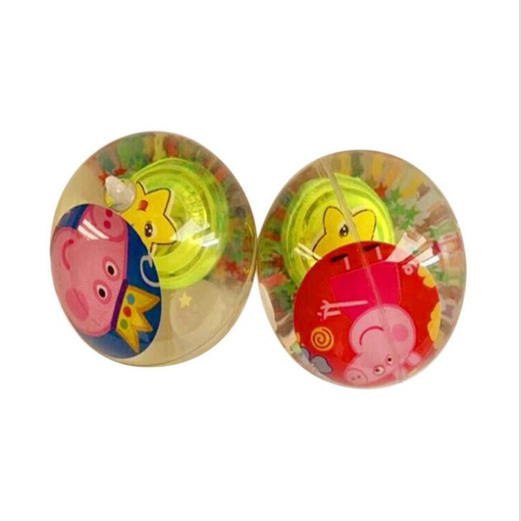 Luminous Crystal Elastic Ball Colorful Jumping Ball Flash Children's Luminous Toys Promotional Gifts Factory Wholesale