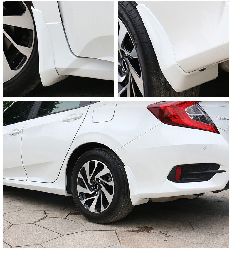 适用于本田思域烤漆挡泥板思域挡泥板6-20款思域挡泥皮