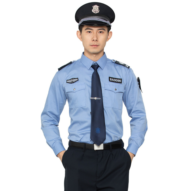 2020新式夏季短袖保安服衬衣制服物业安保执勤服套装作训服批发