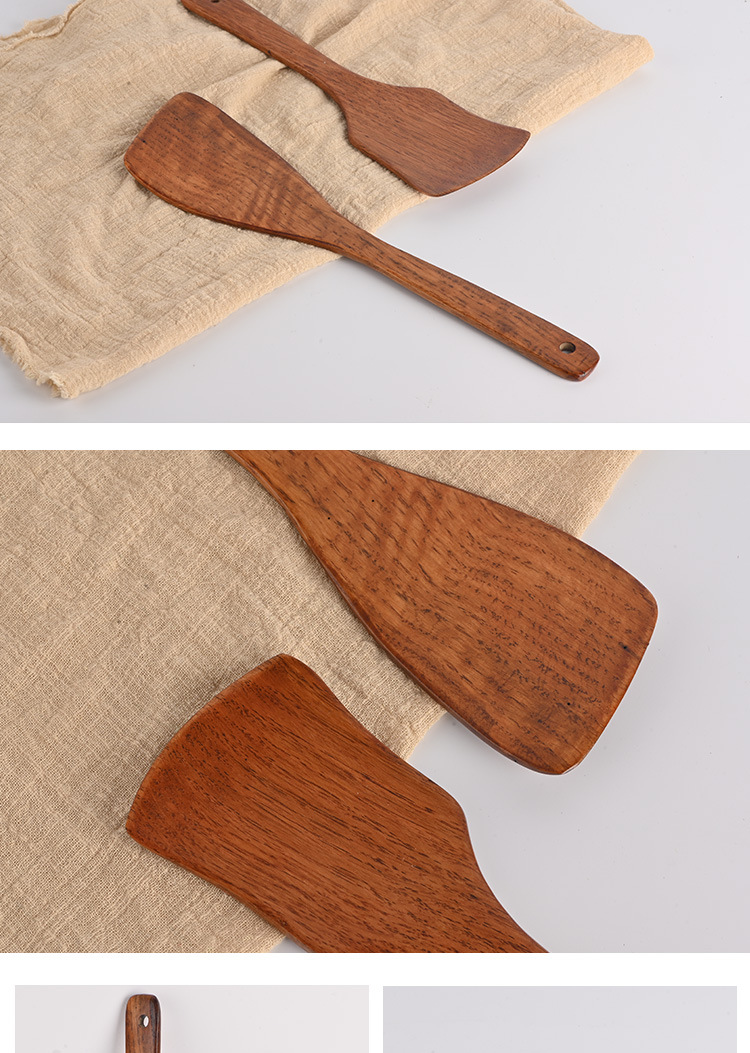 创意木铲 柯木烹饪铲长柄防烫木质锅铲不粘锅木锅铲 木柄厨具批发