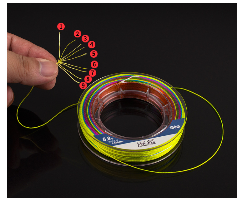 正品9编大力马鱼线pe线100米主线子线路亚线编织线矶钓线海钓鱼线