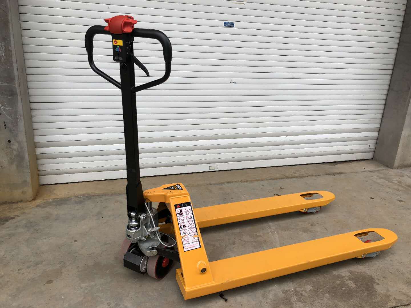 48v锂电半电动电动搬运车电动地牛小金刚电动液压叉车