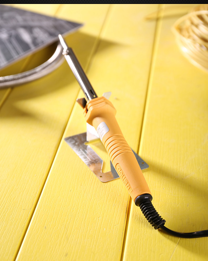 得力工具 电烙铁外热式耐氧化电烙铁长寿命家用维修焊接工具