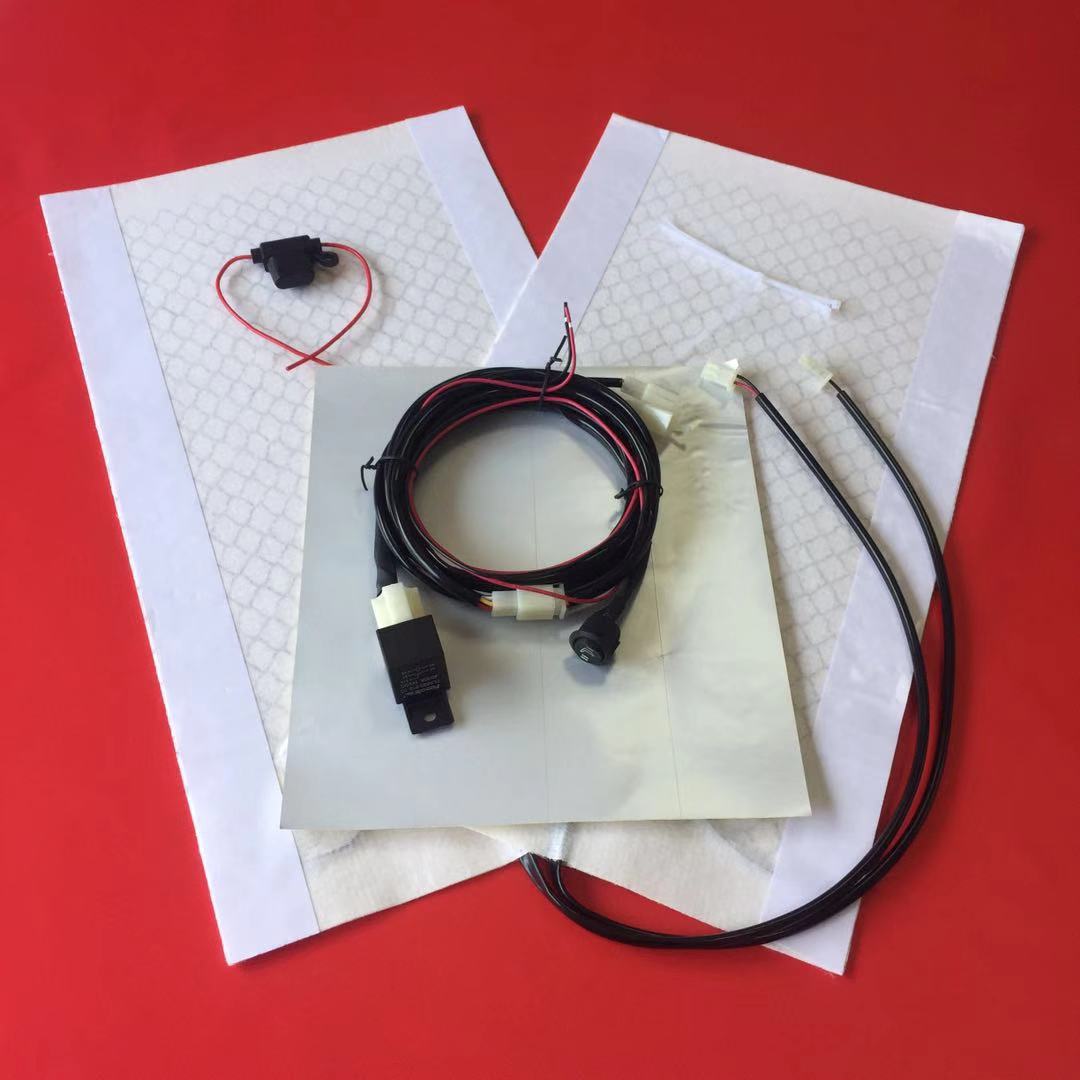 厂家直销汽车座椅加热垫内置式碳纤维加热片通风加热座椅改装系统