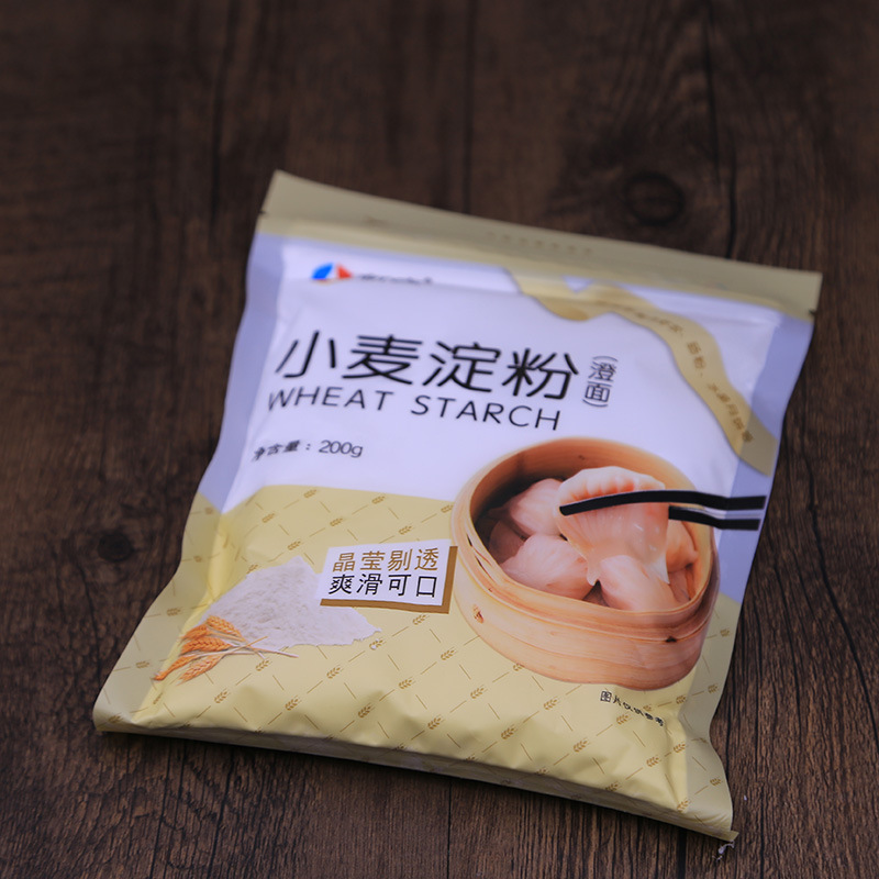 新良澄面小麦淀粉澄粉虾饺烧麦冰皮月饼粉生粉甜点烘焙原料200g