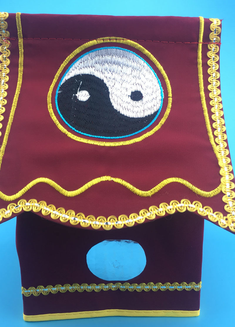 道士帽道士服装男道袍用品女帽子全套法坛道场法事法衣高功八卦帽