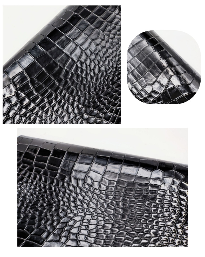 厂家直销 pvc皮革高光石头纹皮革 箱包首饰盒酒盒装饰包装革面料