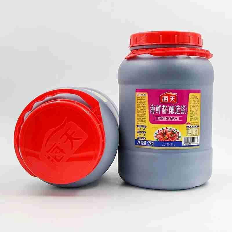 海天海鲜酱7kg*2桶整箱餐饮大桶装烧烤手抓饼蘸酱粤菜用