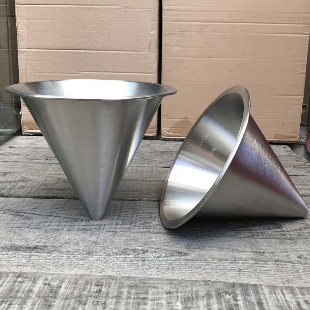 (瑕疵品低价处理)304特大口径不锈钢漏斗 加油 金属倒酒燃油