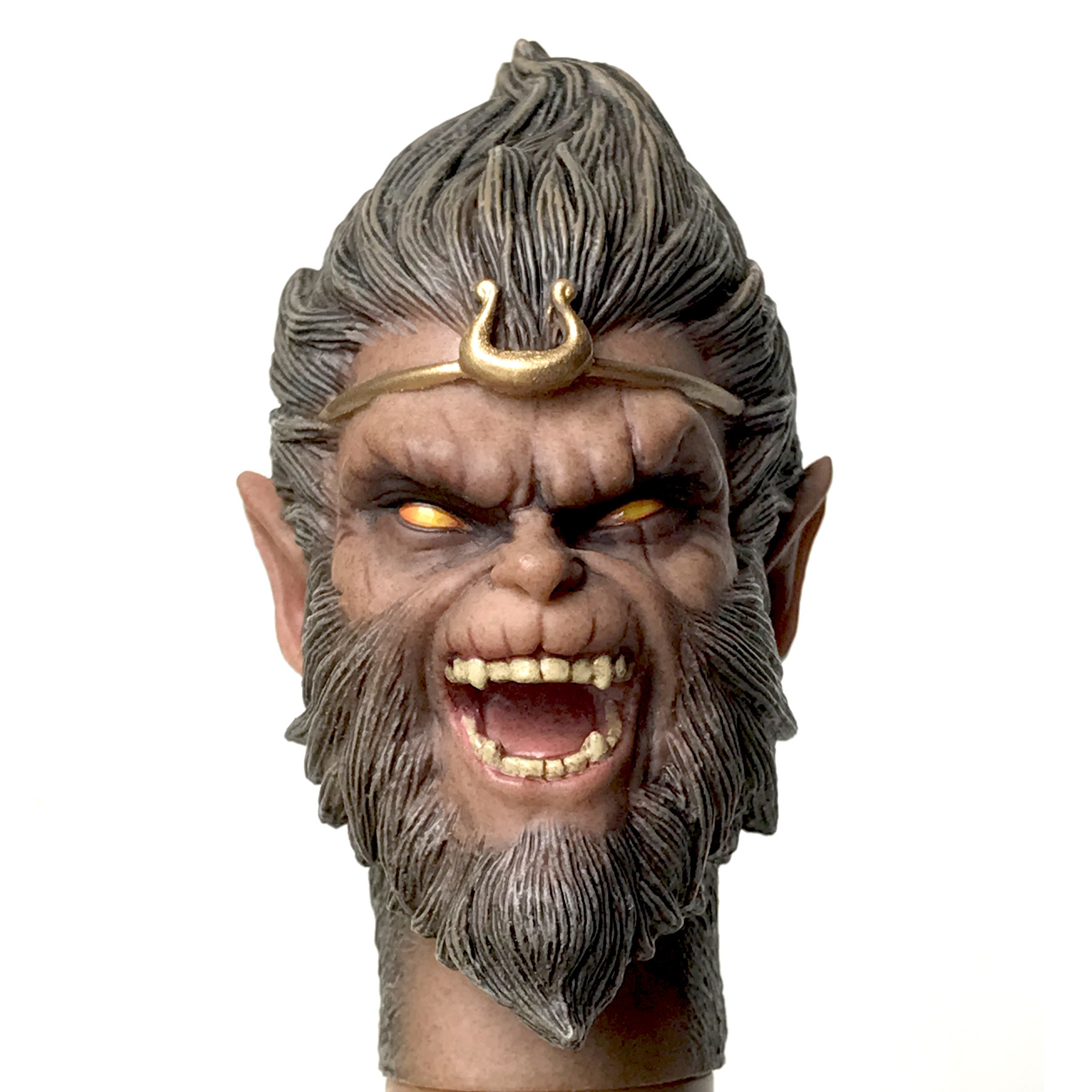 圣战斗佛神像孙悟空佛像摆件 二郎神佛像图片河南佛像厂木雕神像厂家