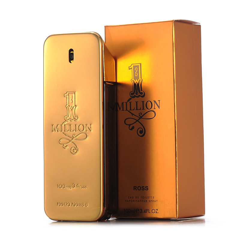 Cross-Border Perfume Million Gold Brick Men's Perfume Lasting Fragrance Tree Fragrance 100ml One Piece Dropshipping