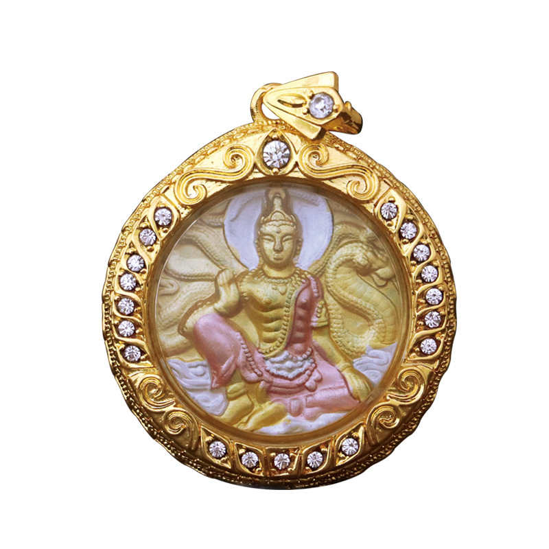 泰国佛牌 泽度金 三圣色 金属佛牌 量大可d制外壳 店主亲自跑庙