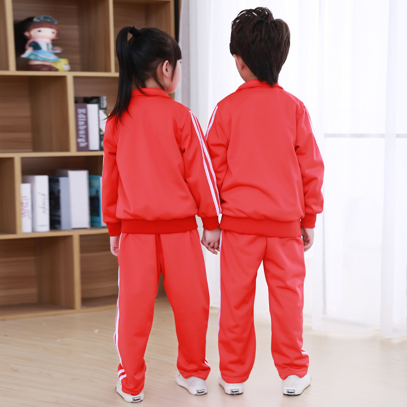 金光绒园服 中小学生校服套装 幼儿园园服 春秋冬季园服