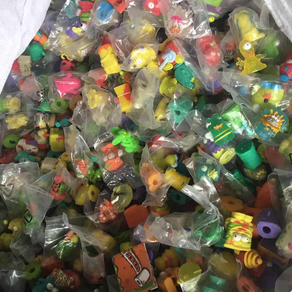 正版散货 新款垃圾虫 怪兽垃圾人 隐藏款软胶公仔玩具 扭蛋小玩具
