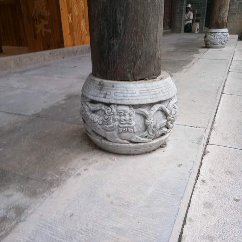 厂家供应 各种柱墩石 柱脚石 空心柱底石价格优