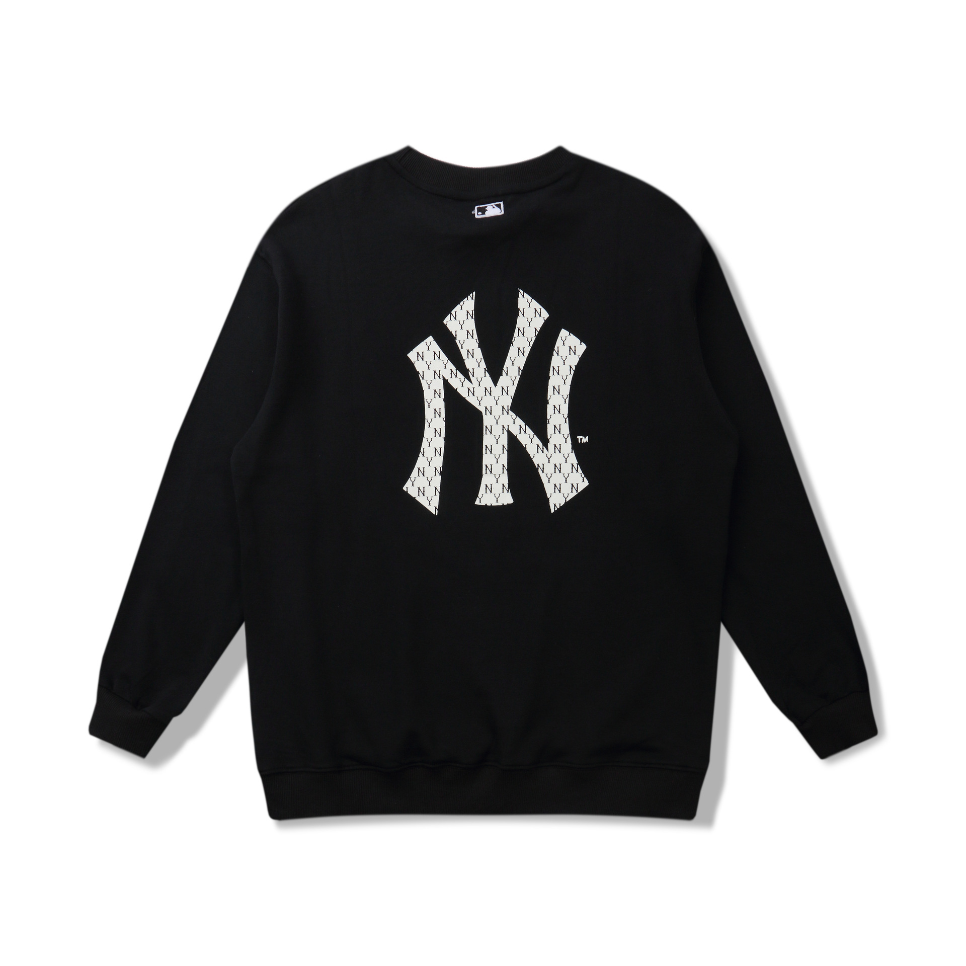 mlb新款潮牌老花男女姐妹可百搭毛圈圆领卫衣