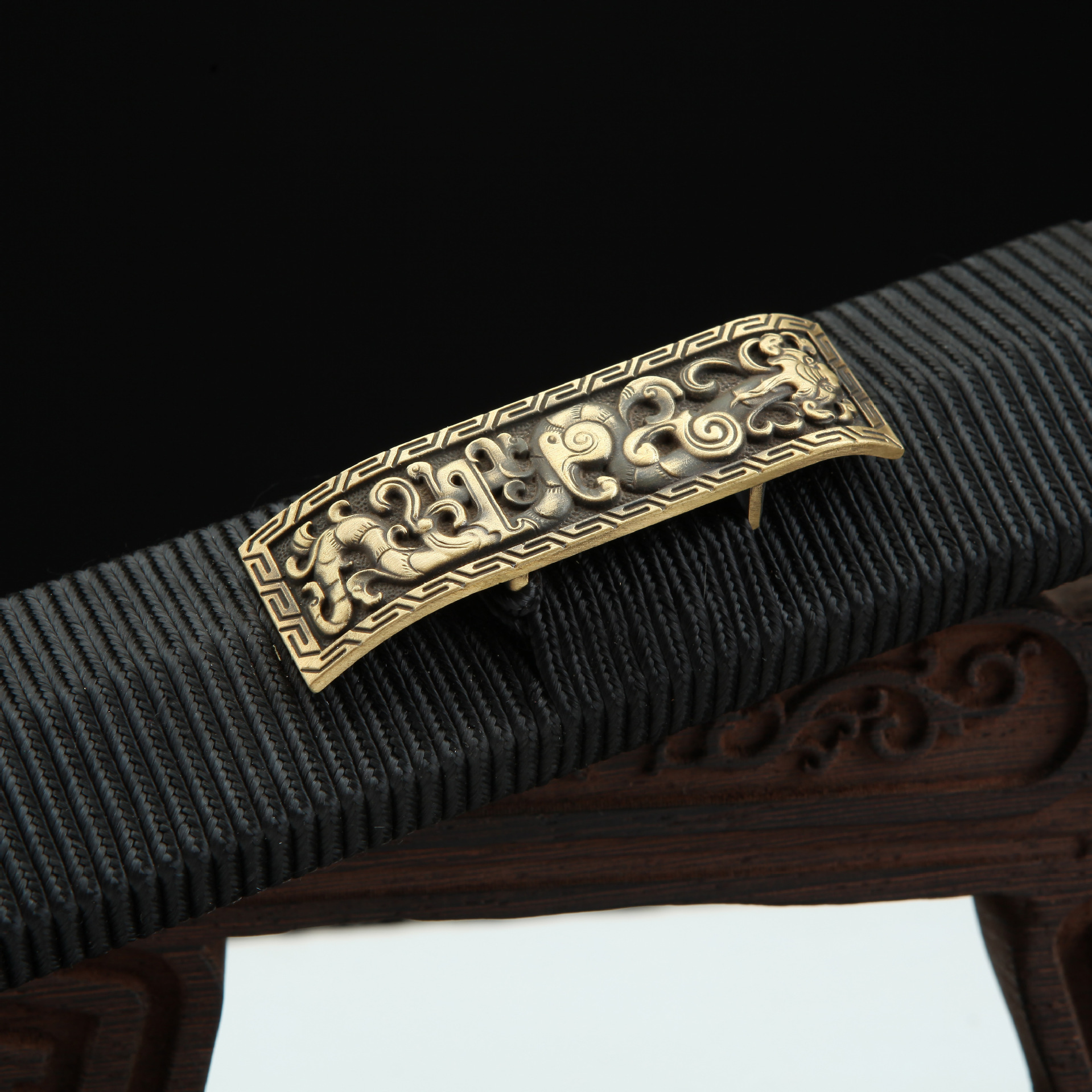 龙泉市刀剑花纹钢传统冷兵器羽毛纹影视春秋汉剑八面硬剑未开刃