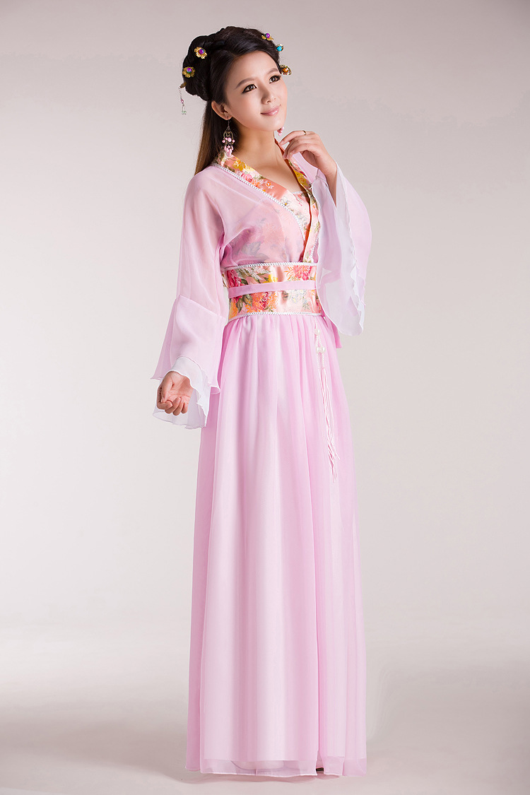 成人古装汉服七夕牛郎织女服装七仙女襦裙嫦娥后羿演出服摄影写真