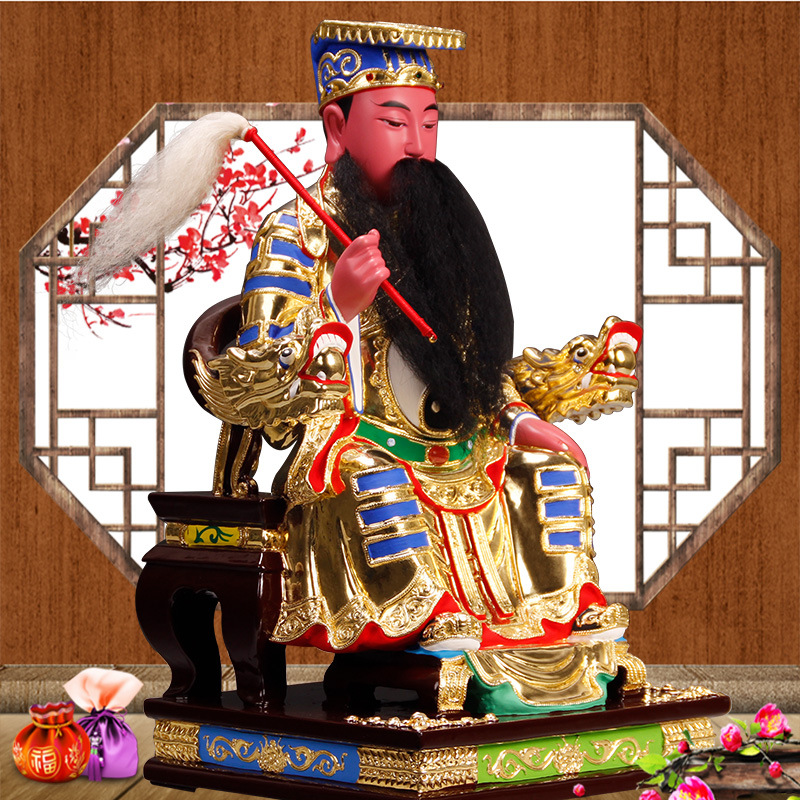 现货家用香樟木雕吕洞宾神像纯阳祖师八仙过海居家供奉工艺品摆件