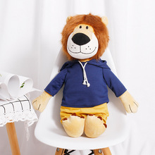 跨境新款创意狮子公仔可爱布娃娃玩偶摆件批发儿童礼物毛绒玩具