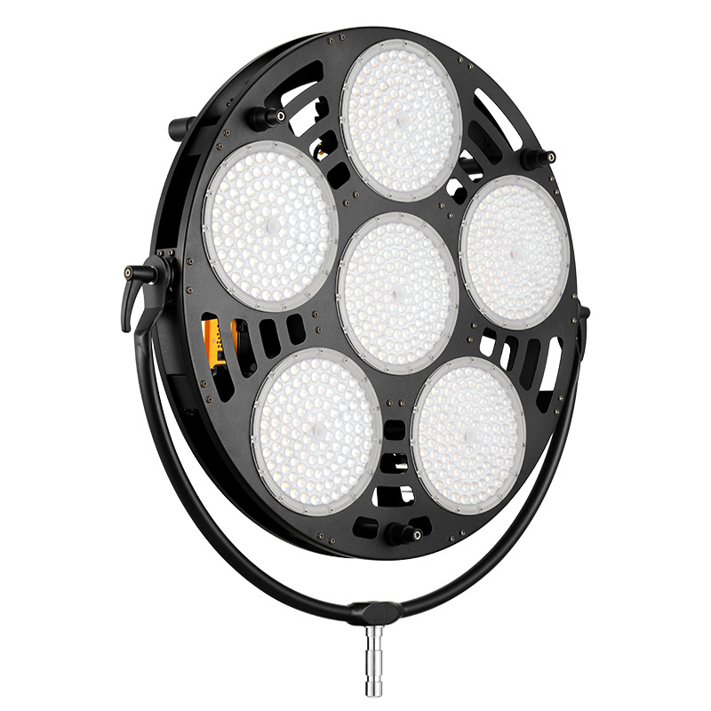 pdl 影棚led摄影灯六头太空灯影视补光灯柔光灯电影剧组补光灯
