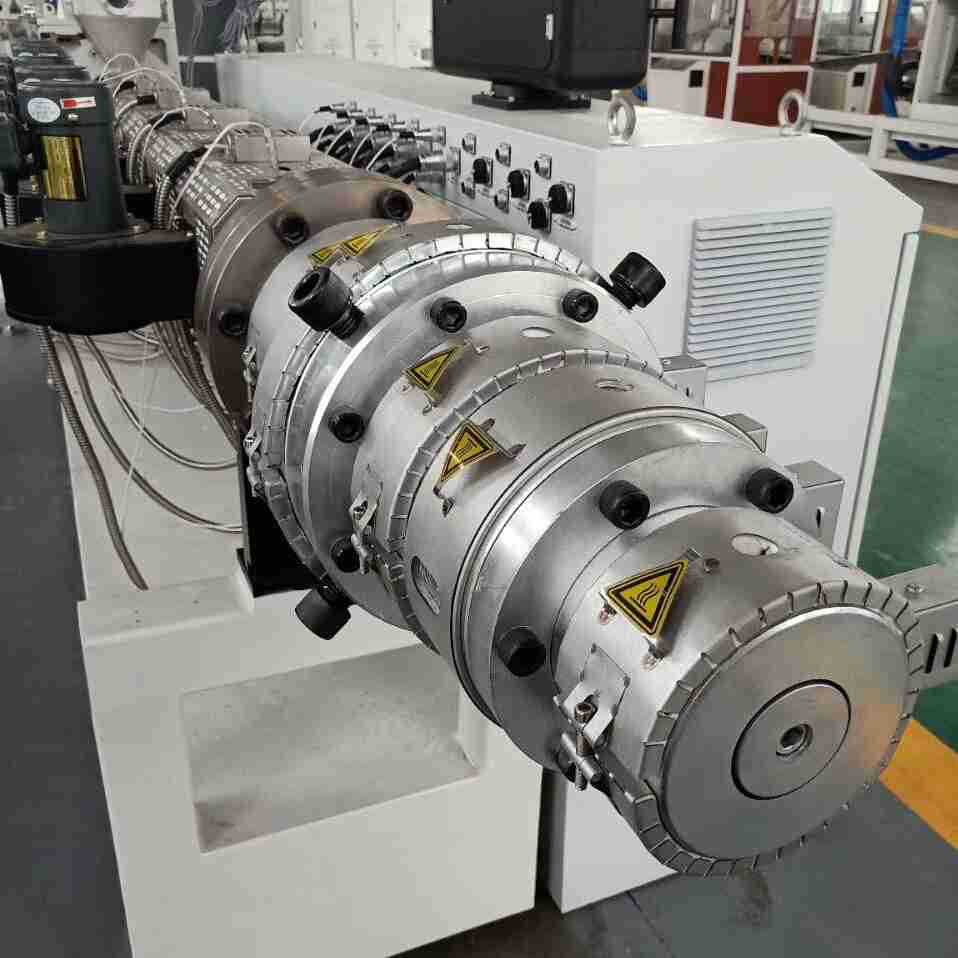 【pvc挤出机 】 塑料机械-sj型单螺杆塑料挤出机  塑料管材生产线