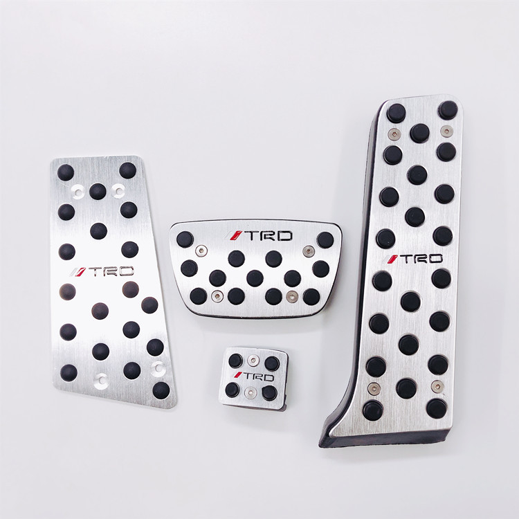 适用于丰田锐志 皇冠油门踏板 trd标免打孔脚踏板 改装 四件套