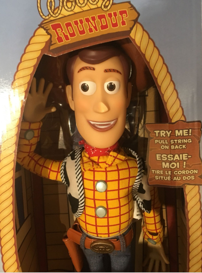 玩具总动员 胡迪警长 伍迪 翠丝 说话发声版人偶 儿童玩具礼物