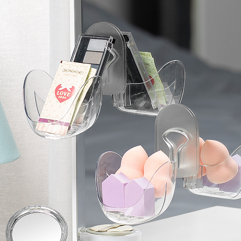 Transparent Cosmetic Egg Storage Rack Beauty Blender Desktop Storage Box Puff Storage Bag Beauty Blender Gourd Cotton Drying Rack