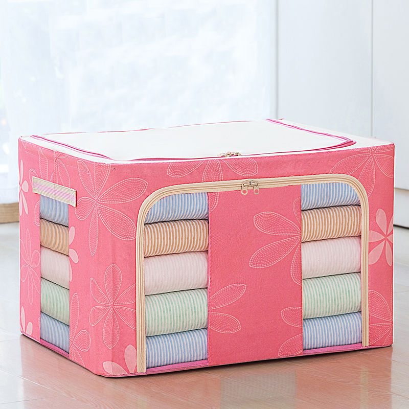 Wardrobe Collect Clothes Storage Box Fabric Oxford Cloth Finishing Box Box Bag Foldable Clothing Bag Household Appliances