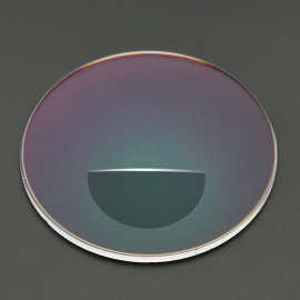 平顶双光1.56树脂镜片 看近看远近视老花镜加硬加膜双用工厂直供