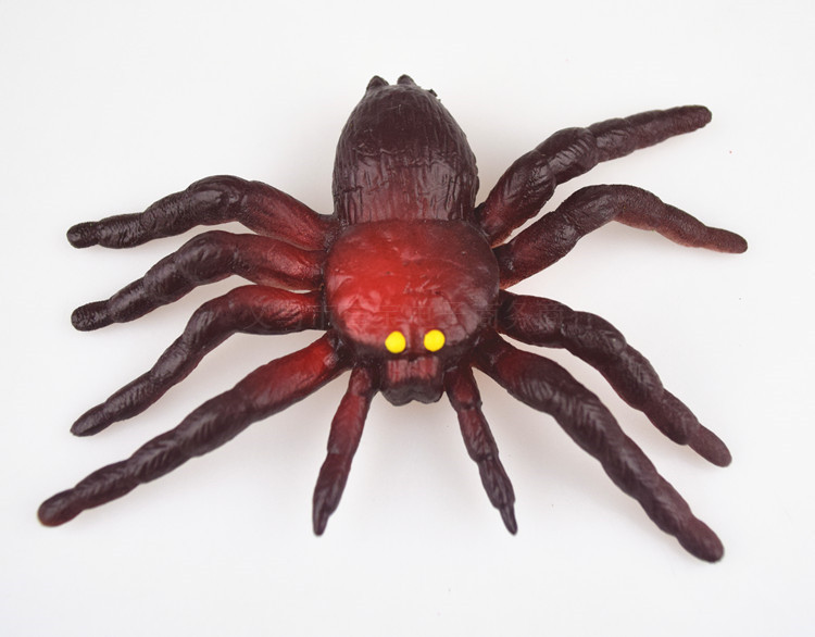 多彩tpr软胶仿真大蜘蛛模型玩具恶作剧整蛊吓人道具 地摊玩具批发