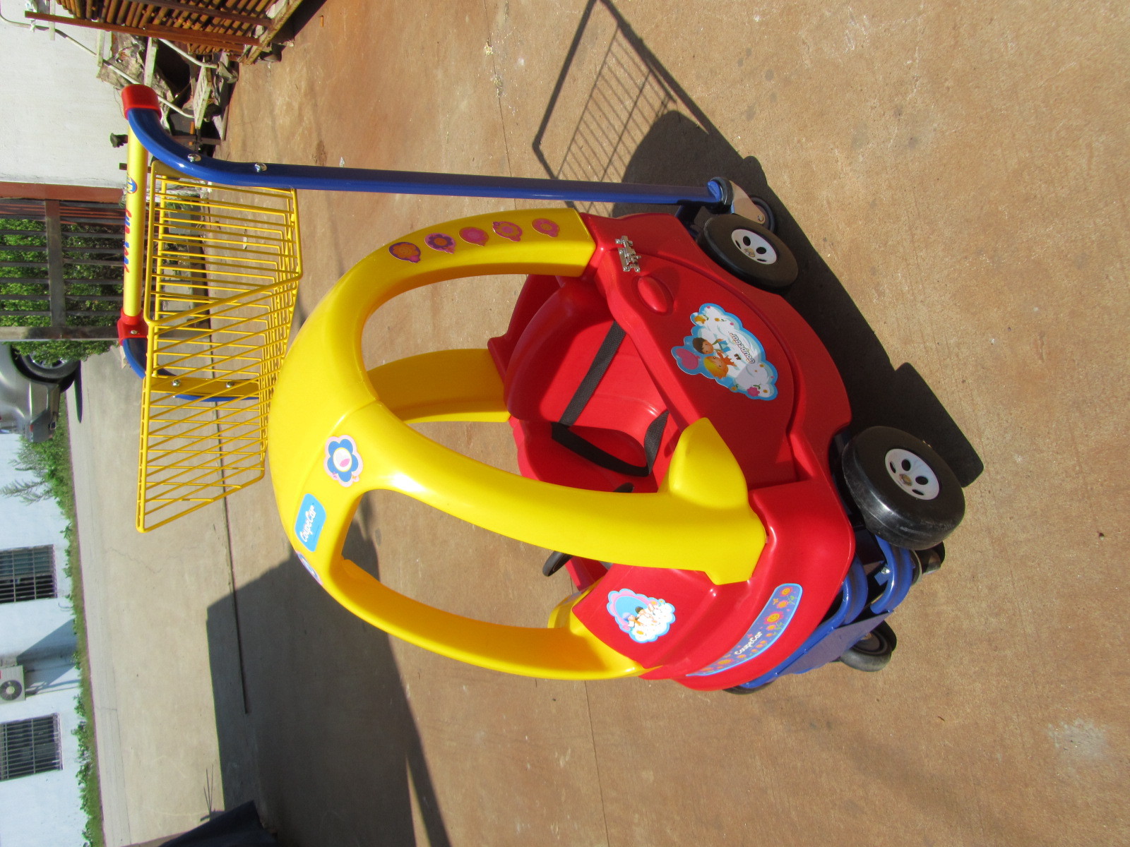 苏州凌晔k10超市儿童购物车商场宝宝手推车机场卡通车双人童趣车