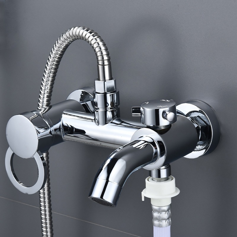 淋浴花洒套装暗装电热水器混水阀洗澡浴缸洗衣机冷热淋浴水龙头