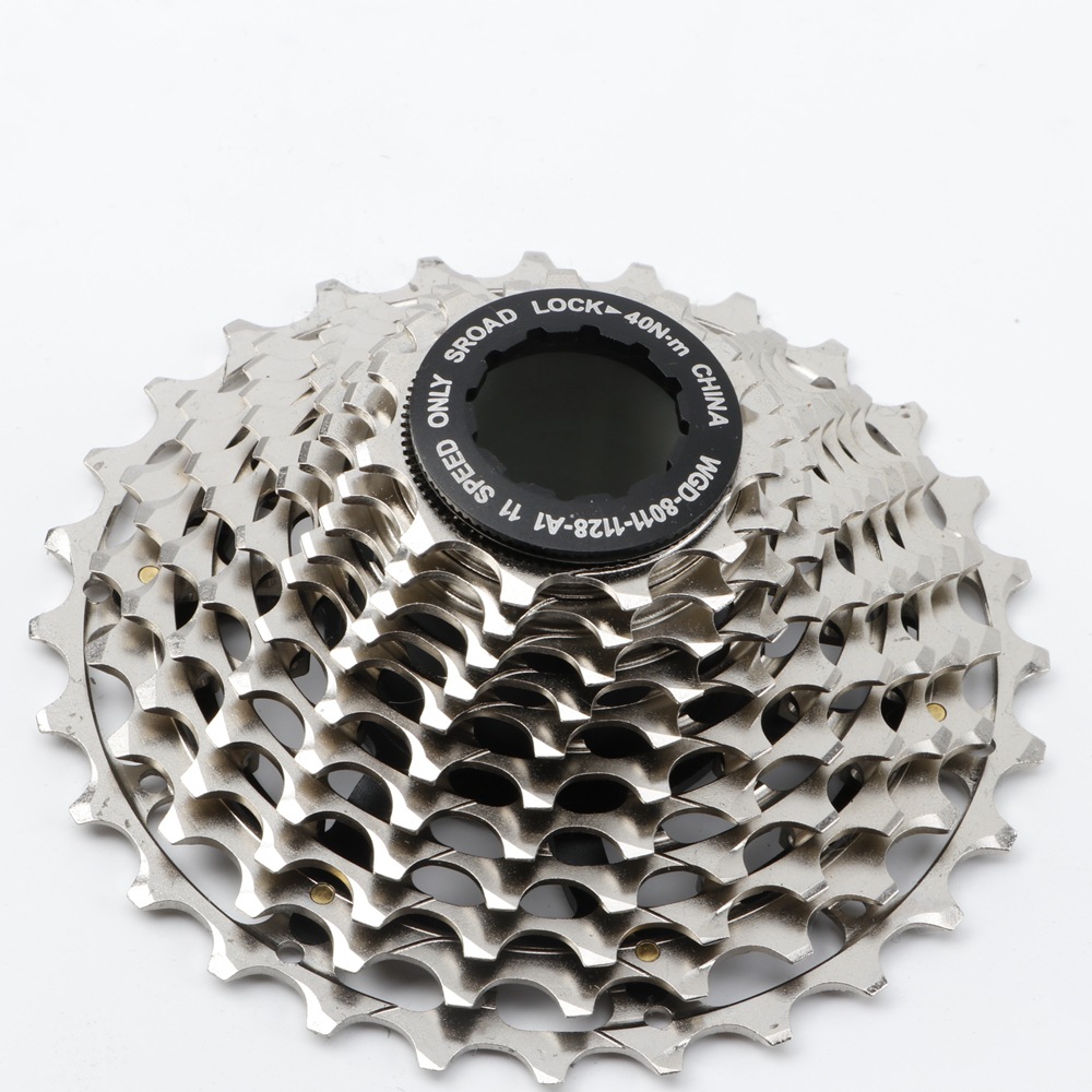 11速 11-28t 公路车超轻一体飞轮级卡式飞轮 cnc飞轮自行车后齿轮