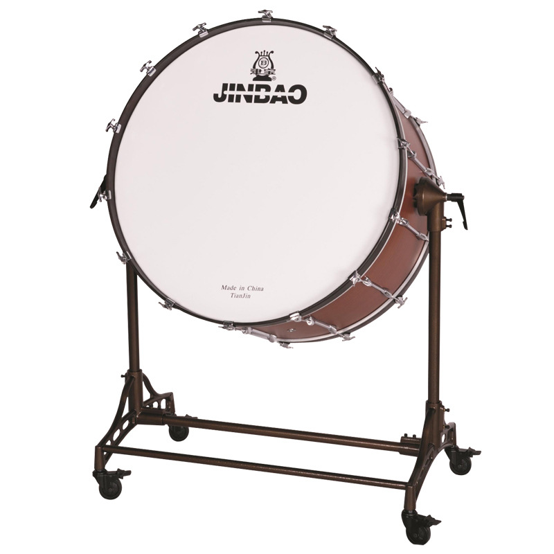 批发津宝36英寸40英寸交响乐大军鼓行进乐队大鼓轮式鼓架室内乐器