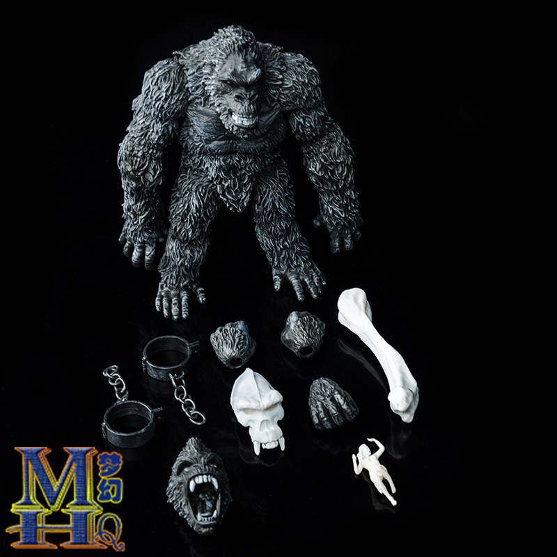 蚂蚁 px限定黑白版 骷髅岛 金刚 kingkong 7寸 手办 盒装手办摆件