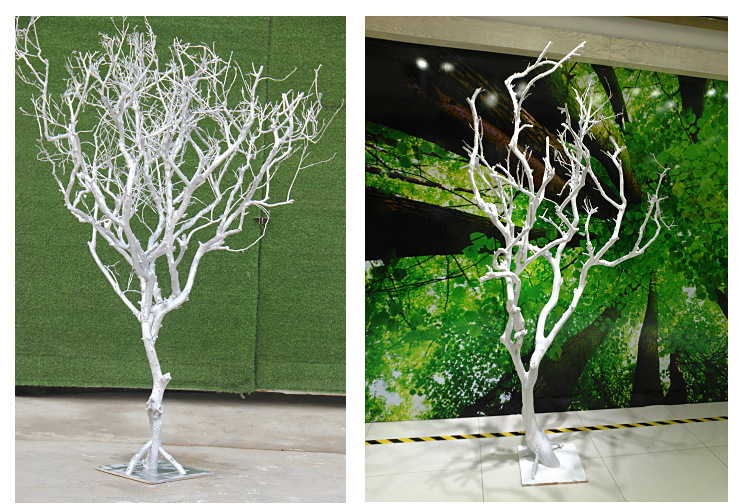 干树枝枯树装饰树干许愿树造型树婚礼道具柏树枝仿真树室内摆件