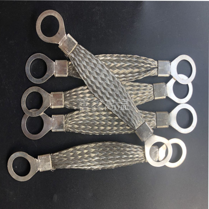 定制玻璃幕墙避雷铜导线tztzx1516裸铜编织带接地线