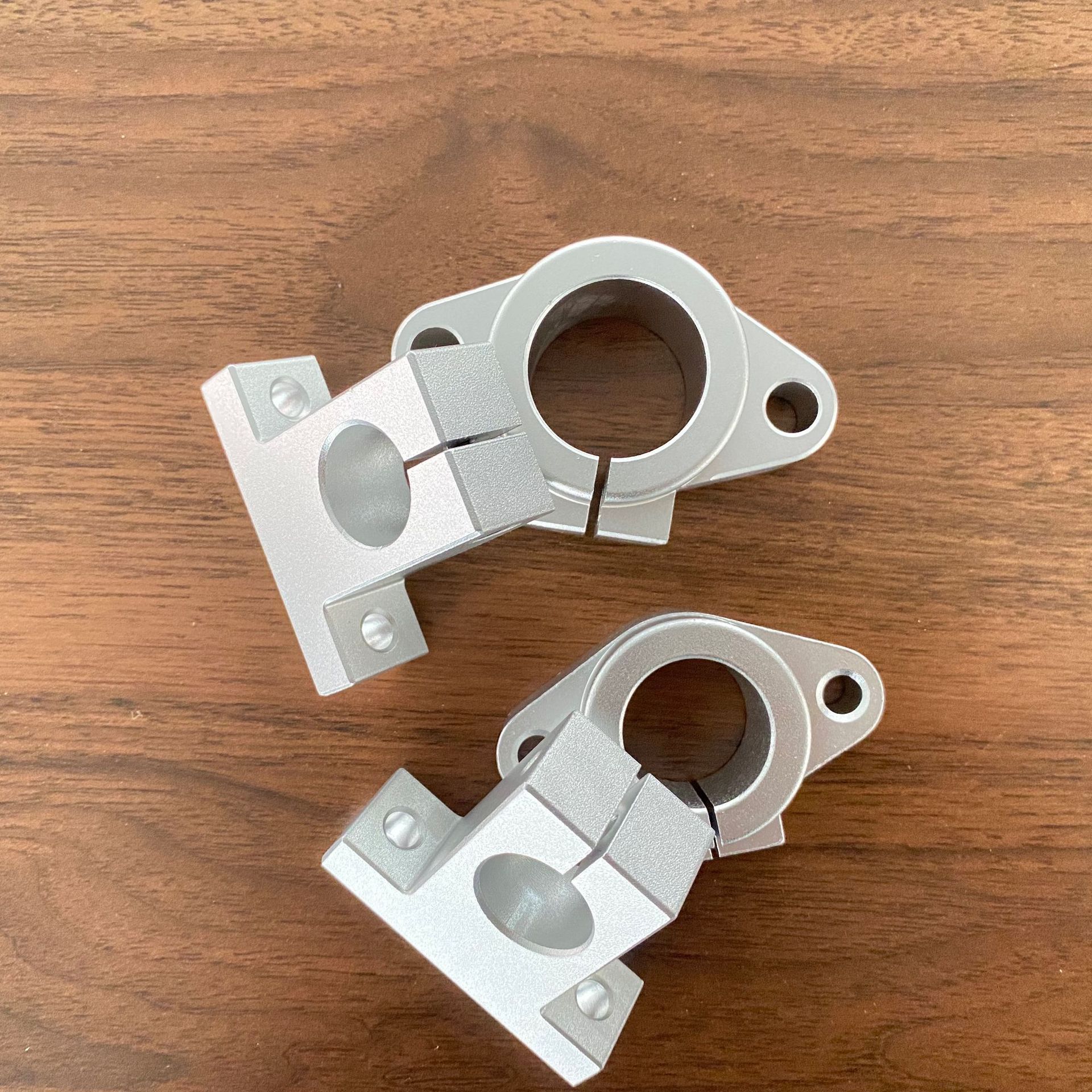 直线轴承直线滑动单元支撑座铝支架菱形支撑光轴卧式固定座shf25