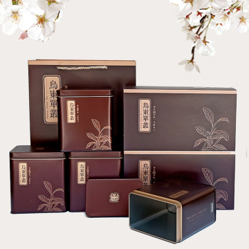 凤凰单丛乌岽单丛高山茗茶茶叶包装空礼盒精美装四罐一斤空铁罐装