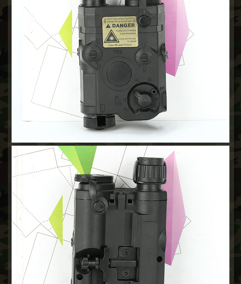 水弹枪改装配件 fma peq-15尼龙电池盒 战术模型电池盒玩具枪配件