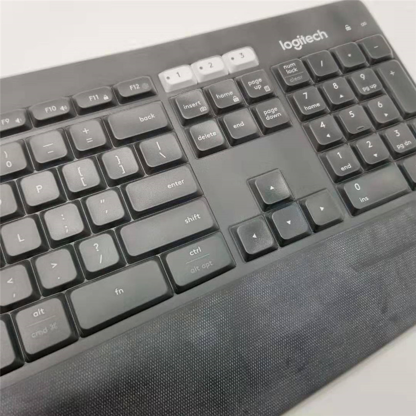 适合罗技k850 mk850笔记本电脑台式机键盘纯tpu防尘防水保护罩