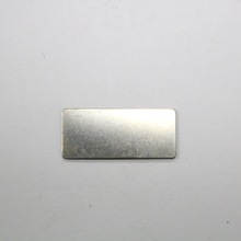 6mm长方形不锈钢铁片_金属铭牌加工定做