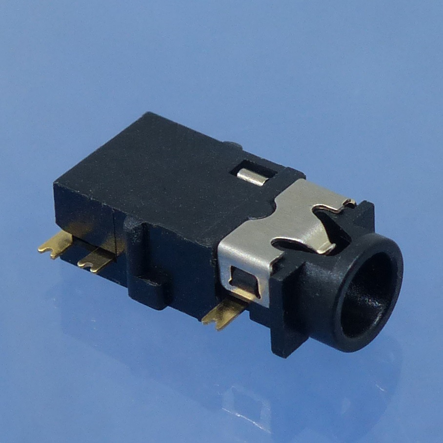 5耳机插座沉板1.3正贴 贴片 外弹片尖头pj-31060-c1.3 磷铜镀金