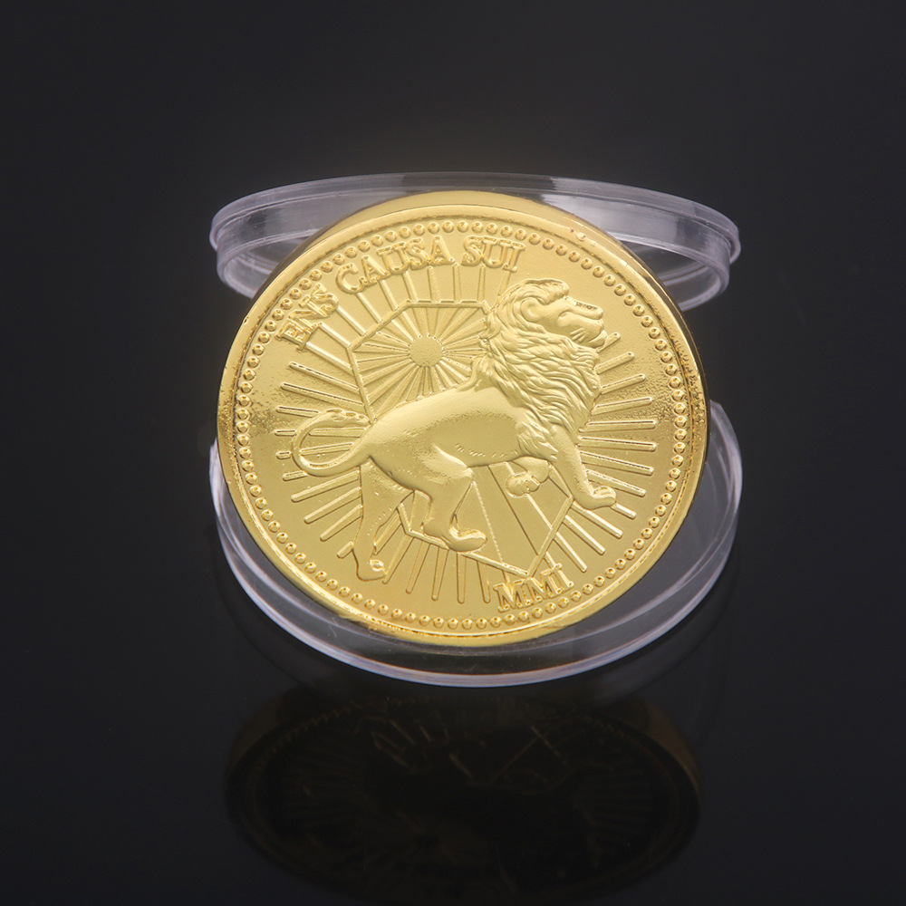 疾速追杀二代电镀金币基努里维斯收藏硬币 电影道具周边