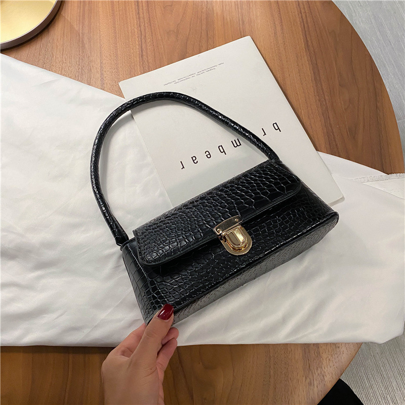 Small Bag for Women 2020 Summer Online Influencer Pop New Trendy Korean Style Stone Pattern Fashion Shoulder Bag Underarm Bag