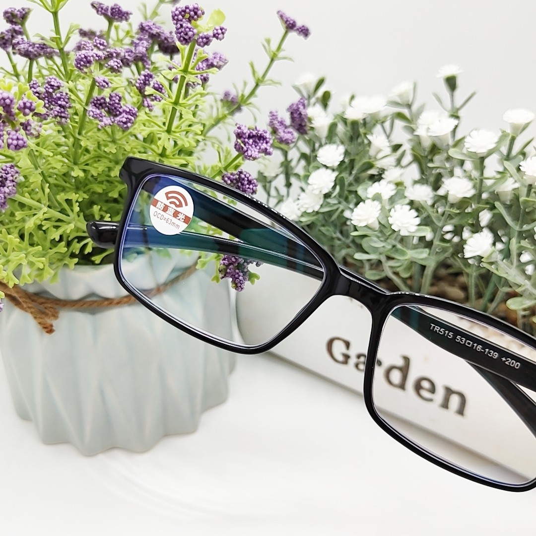 品牌老花镜轻便型抗蓝光老人老花镜tr90防蓝光看电脑手机眼镜配盒
