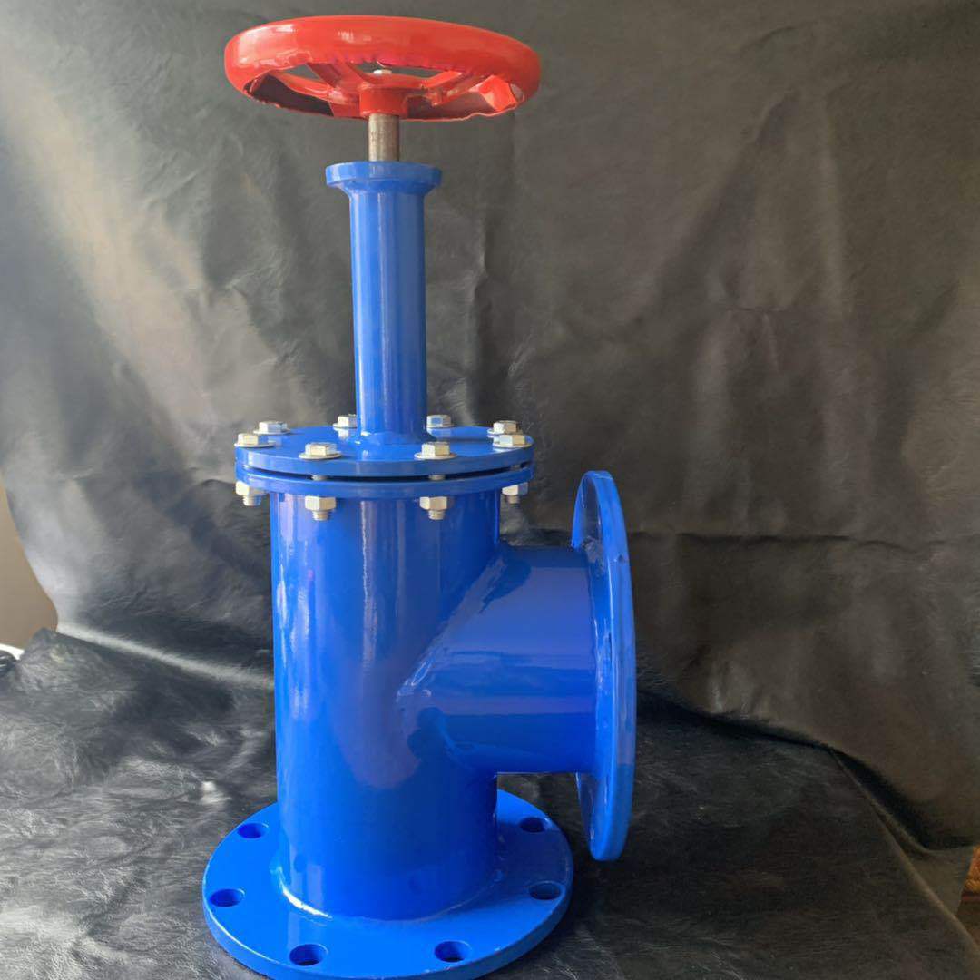 dn300污水处理排污阀手动排泥阀  快开角式排泥阀 角式排泥阀